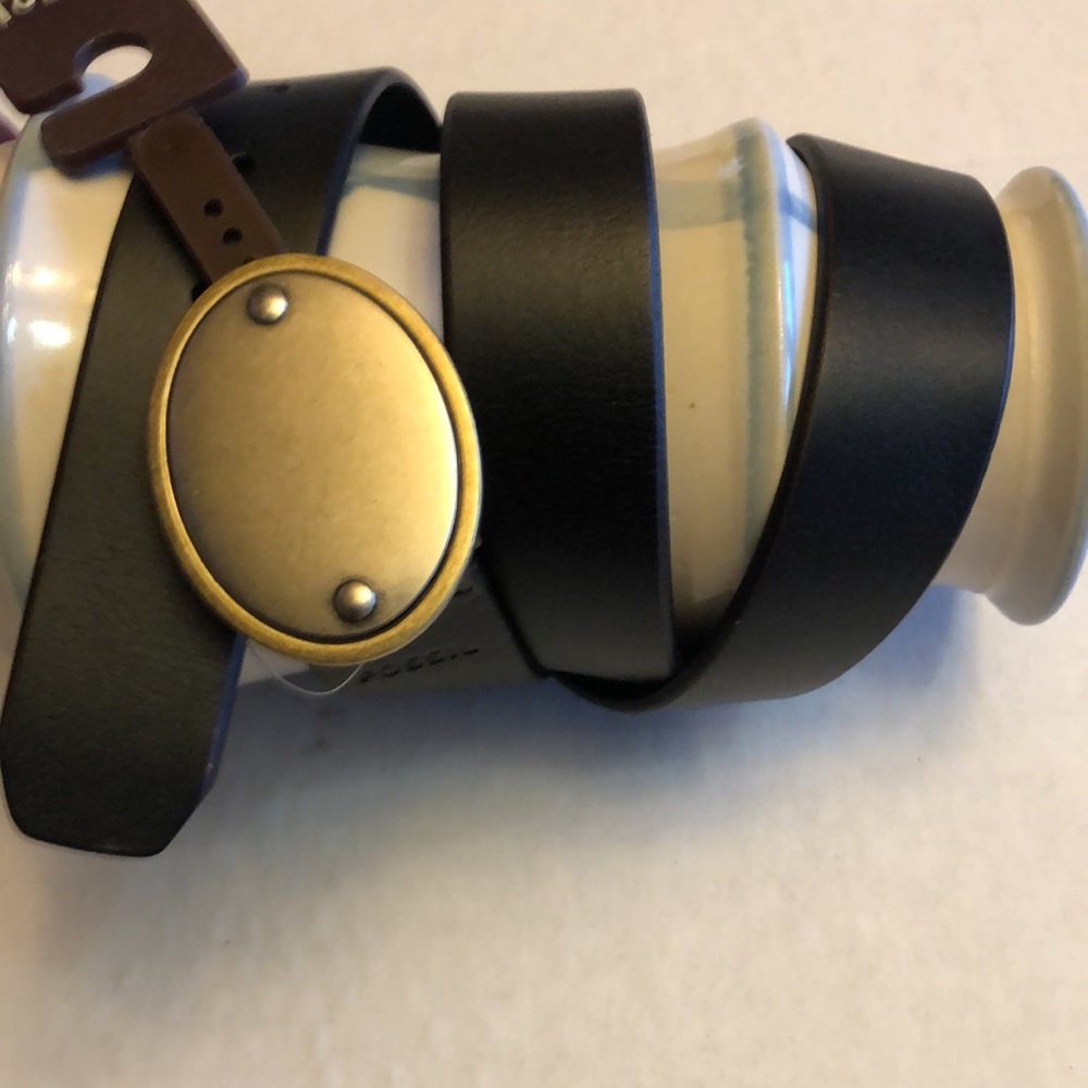 Fossil genuine leather belt NWT